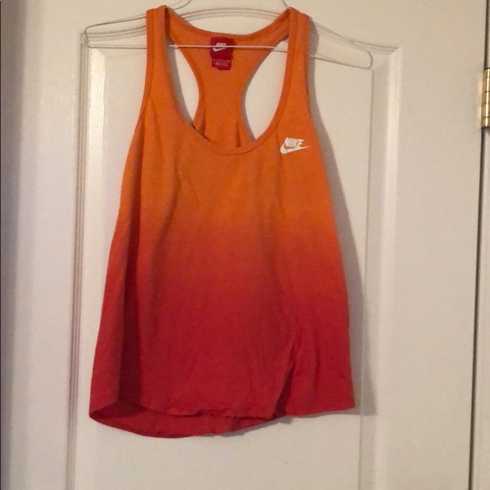 Nike Small Orange Ombré Tank